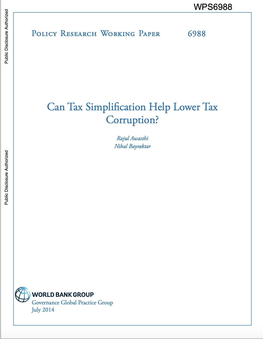 Can Tax Simplification Help Lower Tax Corruption?